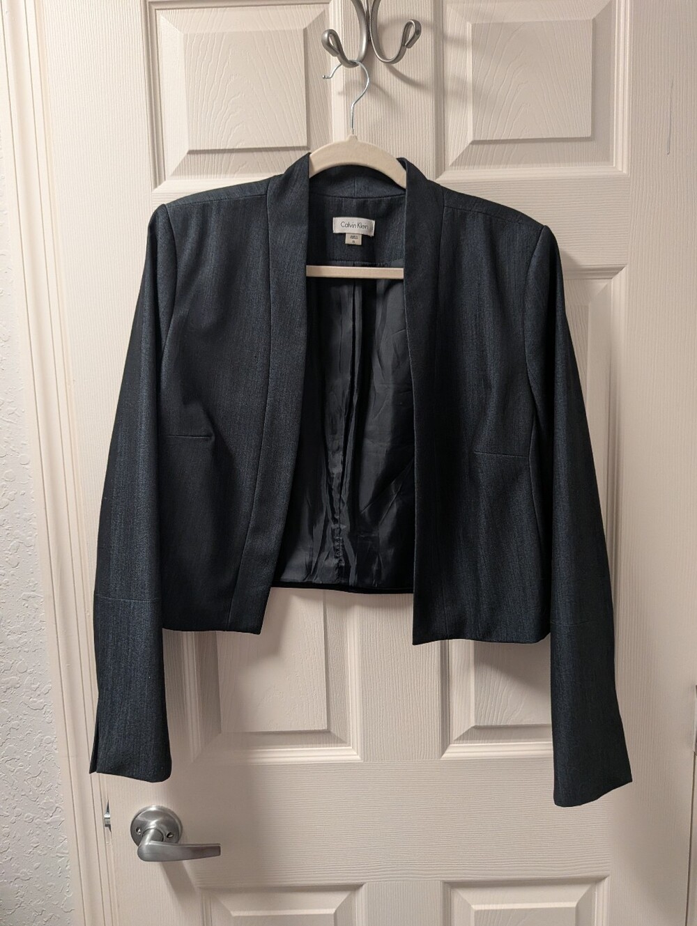 Calvin Klein Women's Denim-style Blue Jacket - XL